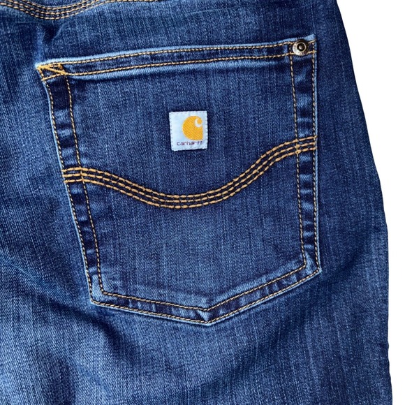 Carhartt Denim - Carhartt‎ Women's Jeans Blue Denim Regular Fit Size 8 Casual Workwear